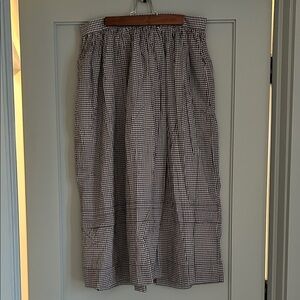 Gap x Doen gingham midi skirt